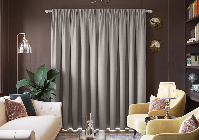 Bruschal (Blackout), Mouse Brown - Made to Measure Curtains - Image 7
